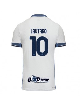 Inter Milan Lautaro Martinez #10 Replika Borta Kläder 2024-25 Kortärmad
